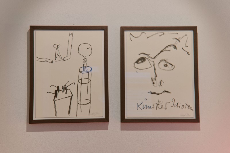 Cosy Pièro, <em>Künstler Idioten</em>, 1989, “It hûs is net ien” Kunsthuis SYB, 2024. Foto: Sjoerd Knol.