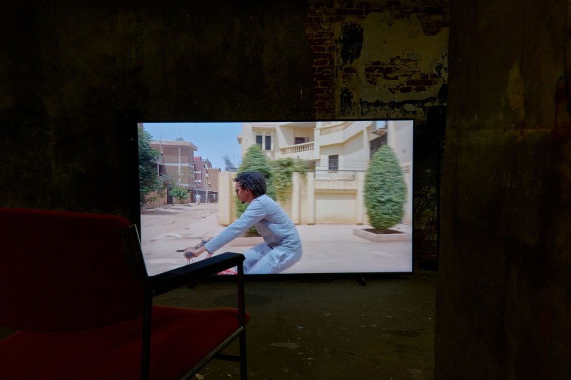 Ola Hassanain, <em>The Line that Follows</em>, 2022, “It hûs is net ien” Kunsthuis SYB, 2024. Photo: Sjoerd Knol.